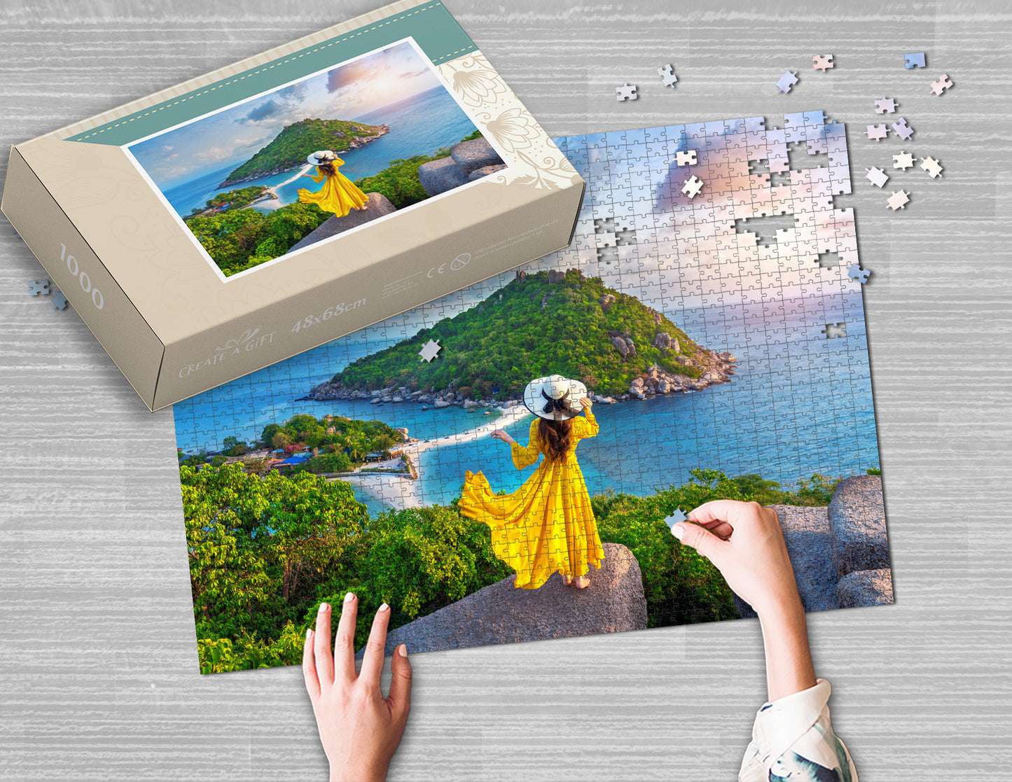 Fotopuzzle 1000 Elemente 48 x 68 cm in einer Box