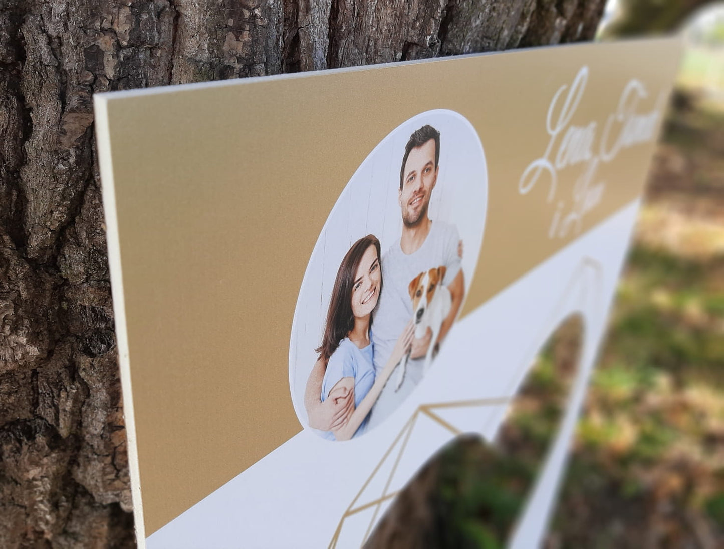 Herzförmiger Fotorahmen Instagram zum Fotografieren