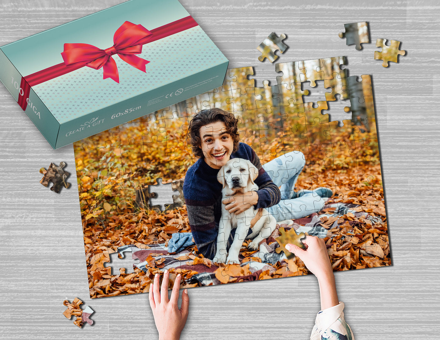 Fotopuzzle 100 GIGA Elemente 60 x 85 cm in einer Box