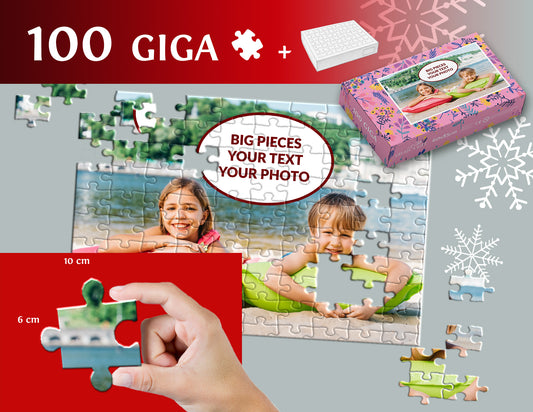 Fotopuzzle 100 GIGA Elemente 60 x 85 cm in einer Box