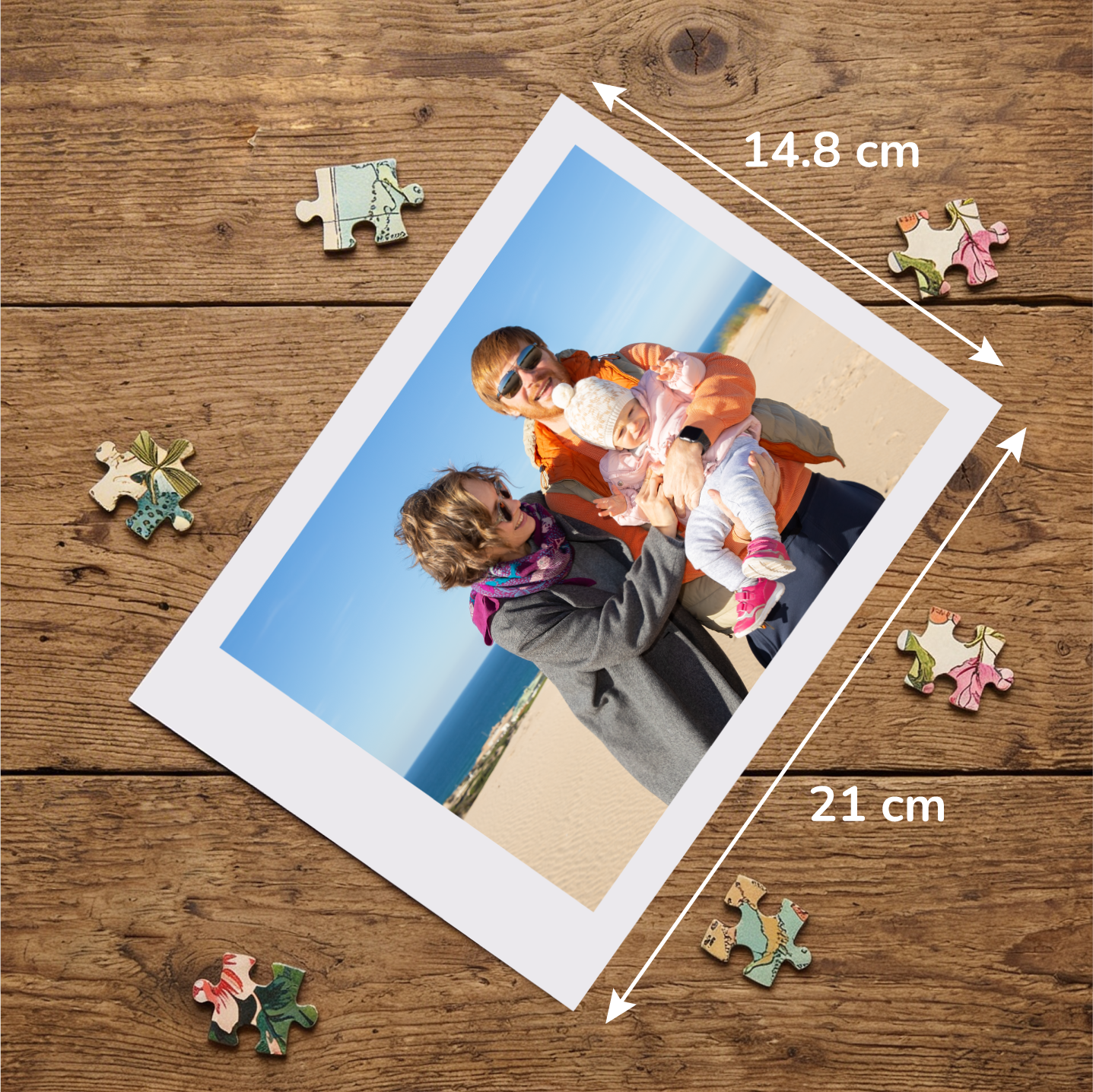 Fotopuzzle 100 Elemente 29 x 40 cm in einem Beutel