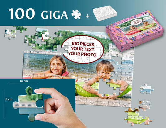 Fotopuzzle 100 GIGA Elemente 60 x 85 cm in einer Box