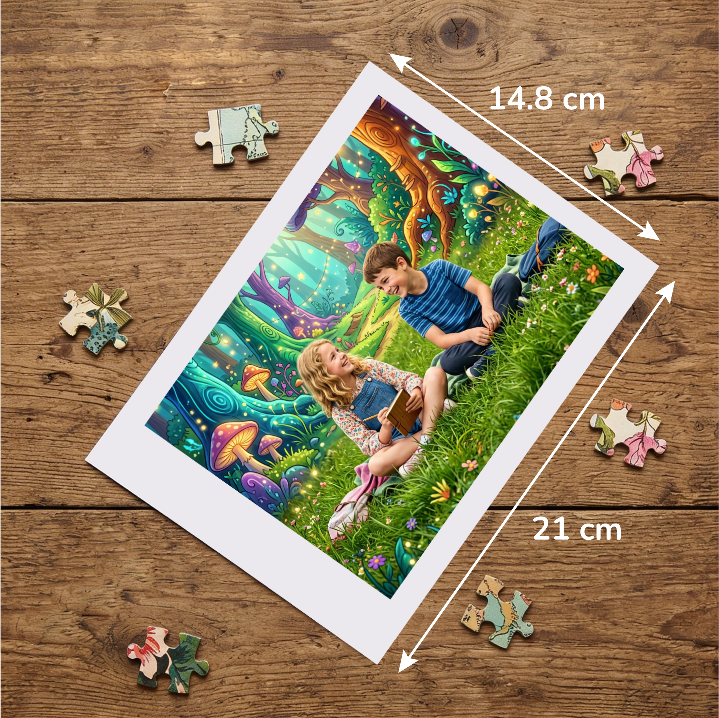 Fotopuzzle 100 GIGA Elemente 60 x 85 cm in einem Beutel