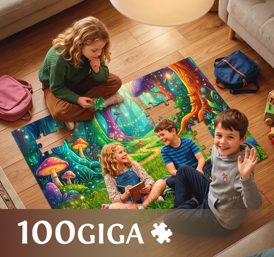 Fotopuzzle 100 GIGA Elemente 60 x 85 cm in einem Beutel