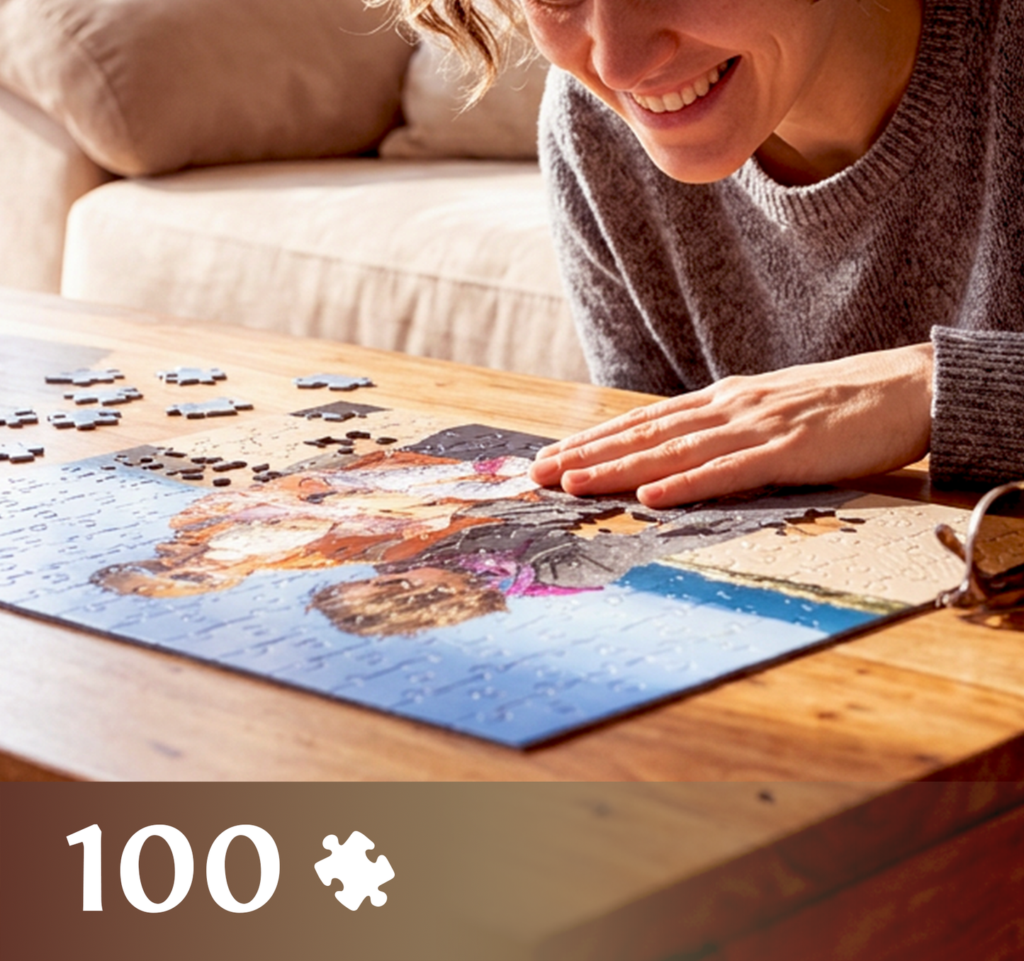 Fotopuzzle 100 Elemente 29 x 40 cm in einem Beutel