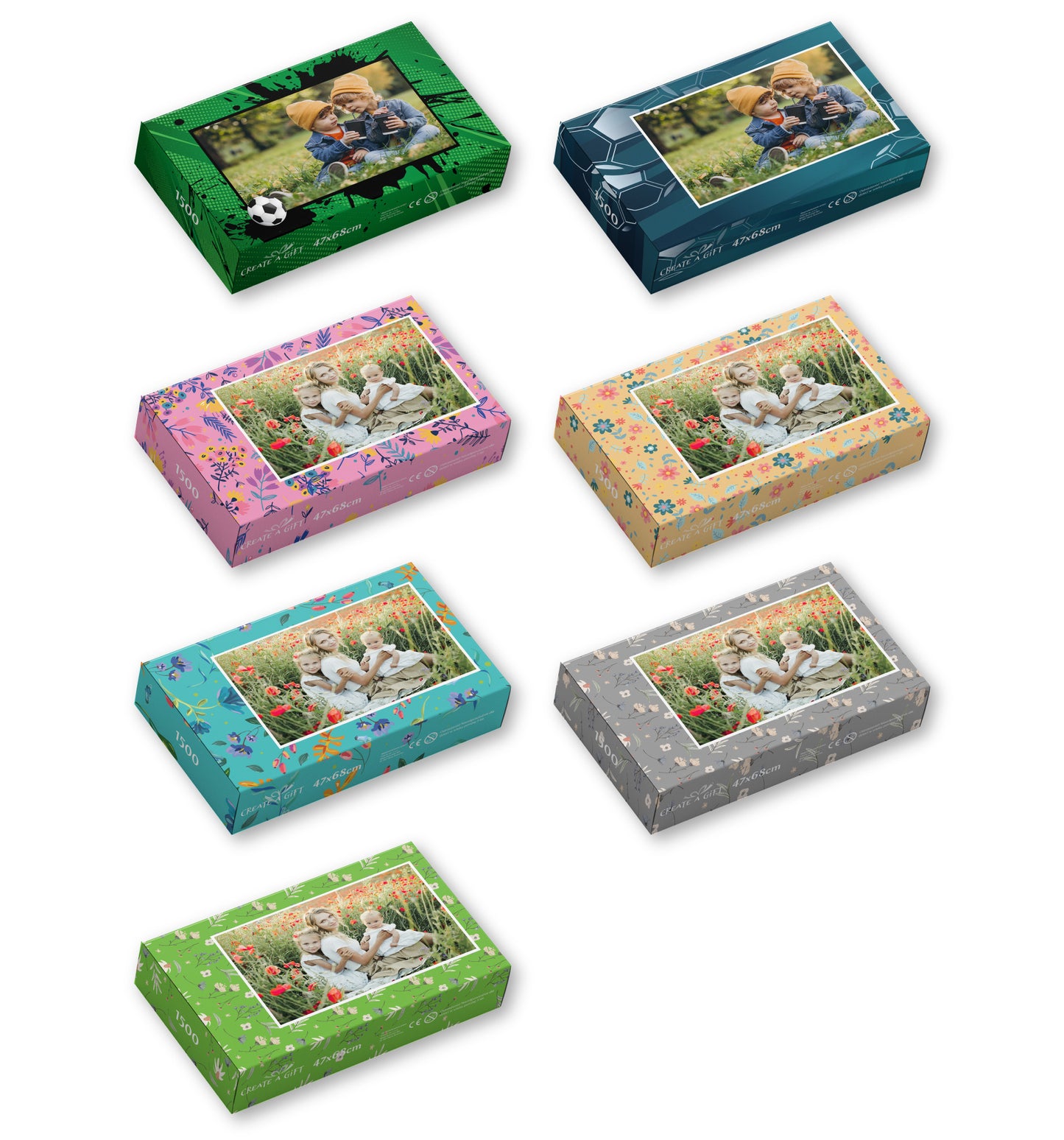 Fotopuzzle 1500 Elemente 47 x 68 cm in einer Box