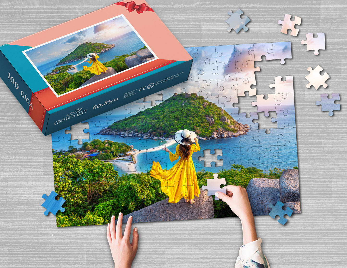 Fotopuzzle 100 GIGA Elemente 60 x 85 cm in einer Box