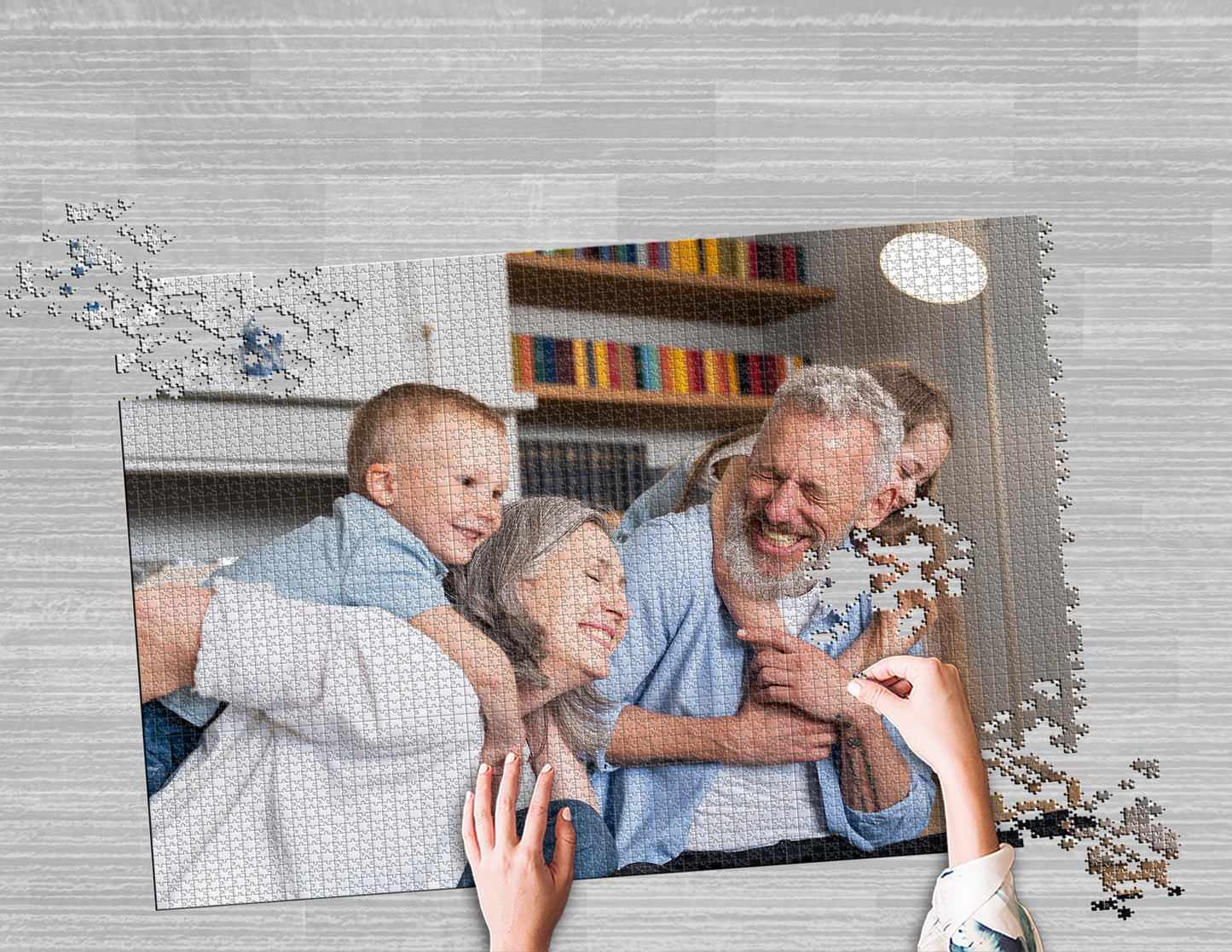 Fotopuzzle 3000 Elemente 85 x 116 cm in einem Beutel