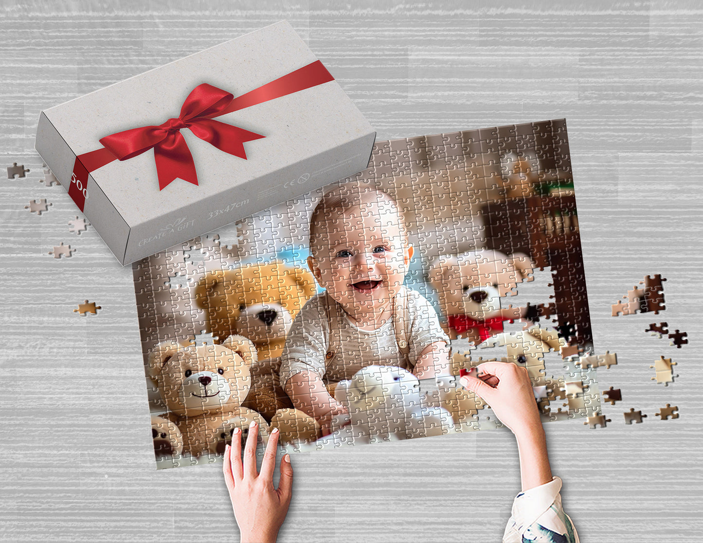 Fotopuzzle 500 Elemente 33 x 47 cm in einer Box