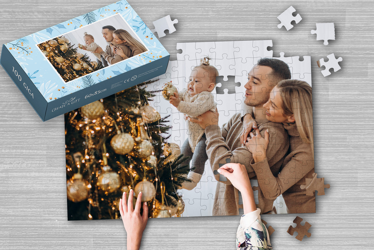 Fotopuzzle 100 GIGA Elemente 60 x 85 cm in einer Box