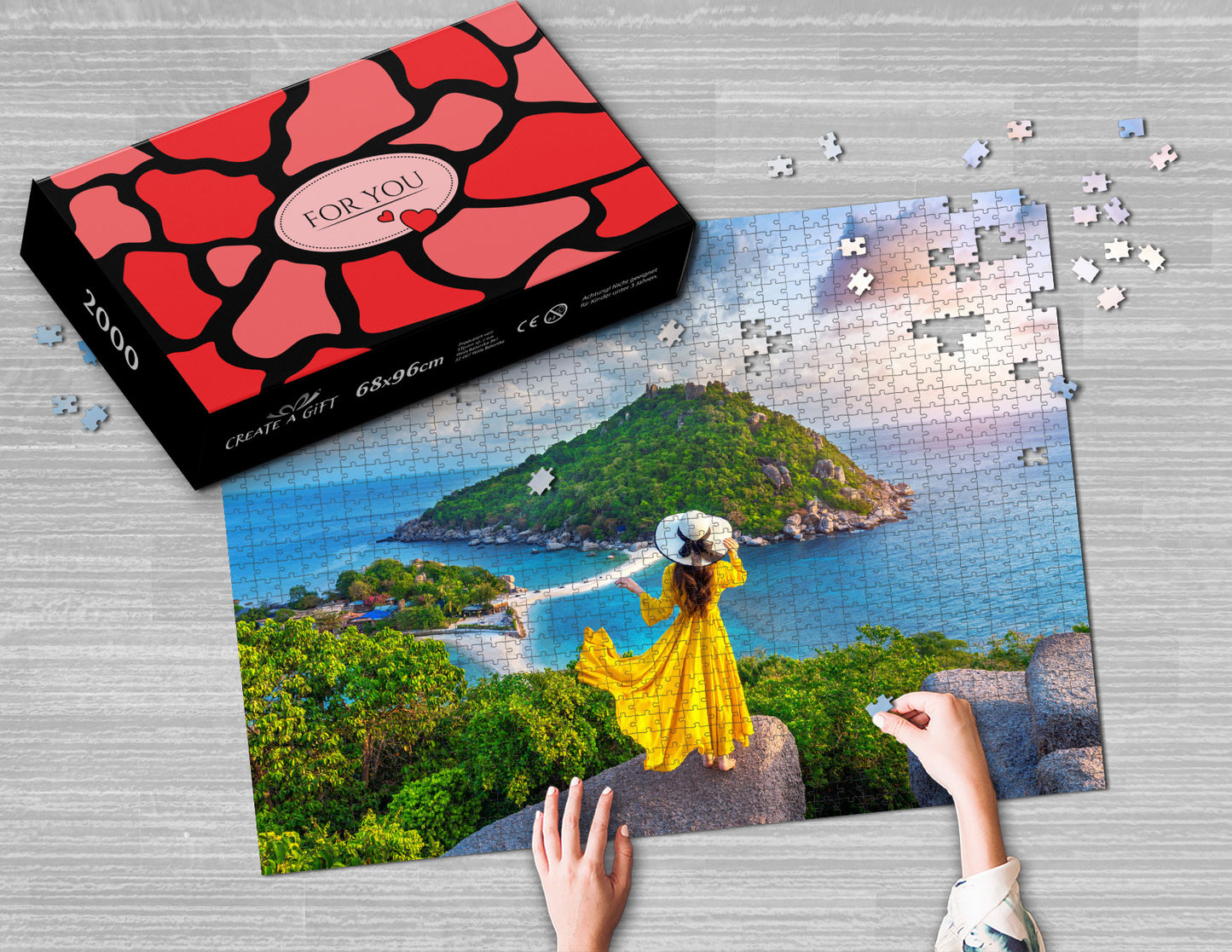 Fotopuzzle 2000 Elemente 68 x 96 cm in einer Box