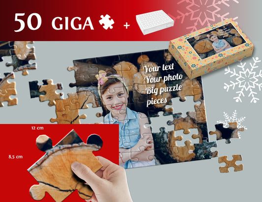 Fotopuzzle 50 GIGA Elemente 60 x 85 cm in einer Box