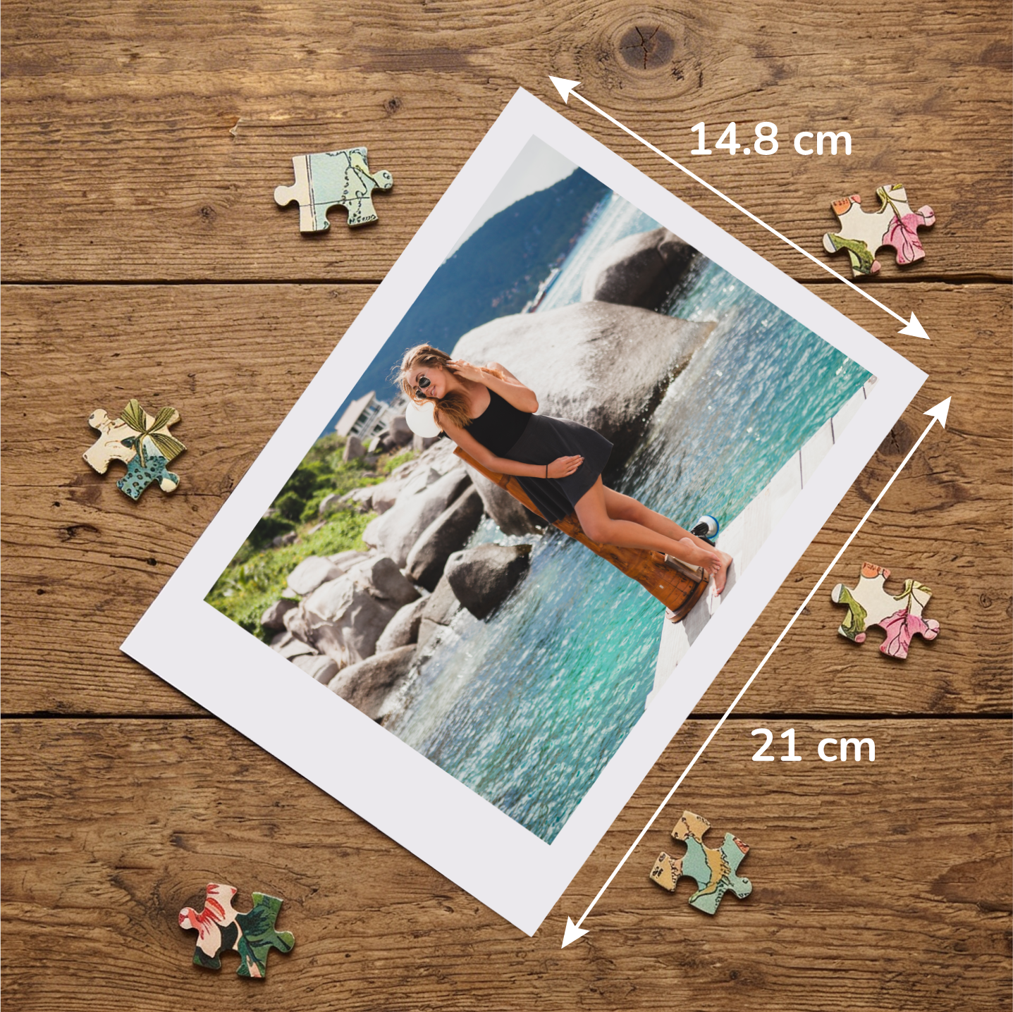 Fotopuzzle 500 Elemente 33 x 47 cm in einem Beutel