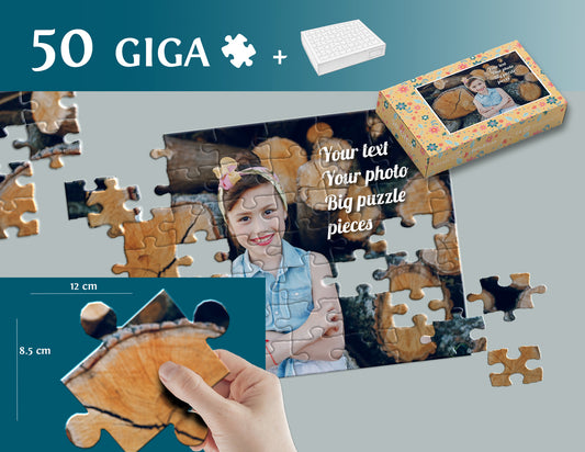 Fotopuzzle 50 GIGA Elemente 60 x 85 cm in einer Box