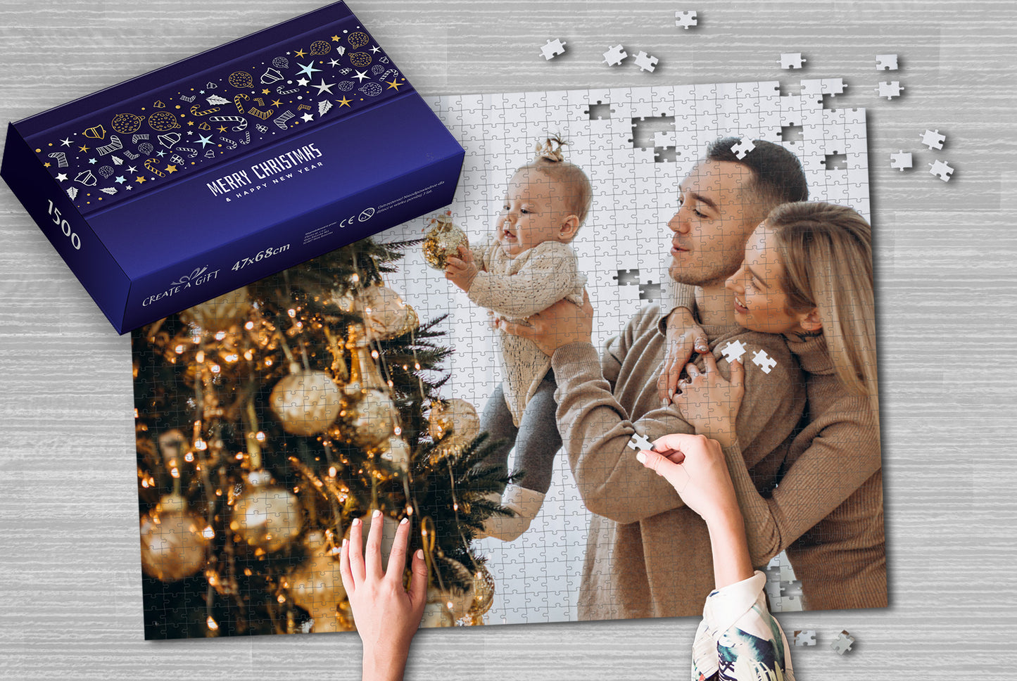Fotopuzzle 1500 Elemente 47 x 68 cm in einer Box