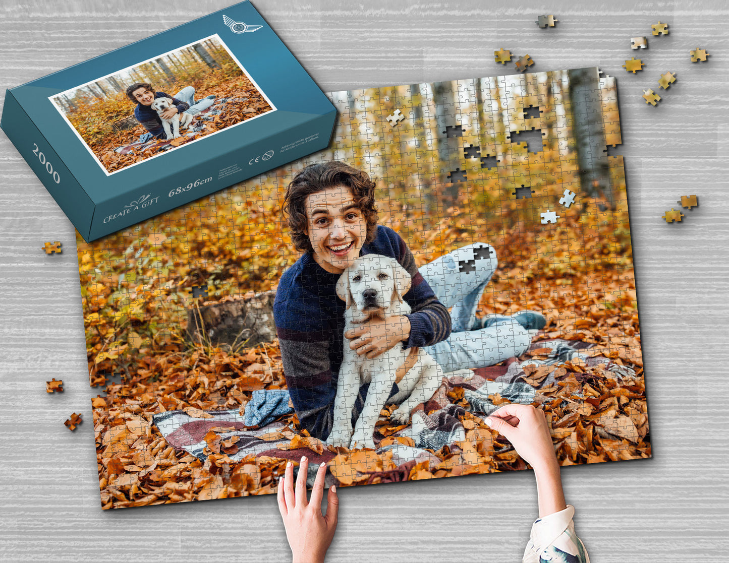 Fotopuzzle 2000 Elemente 68 x 96 cm in einer Box