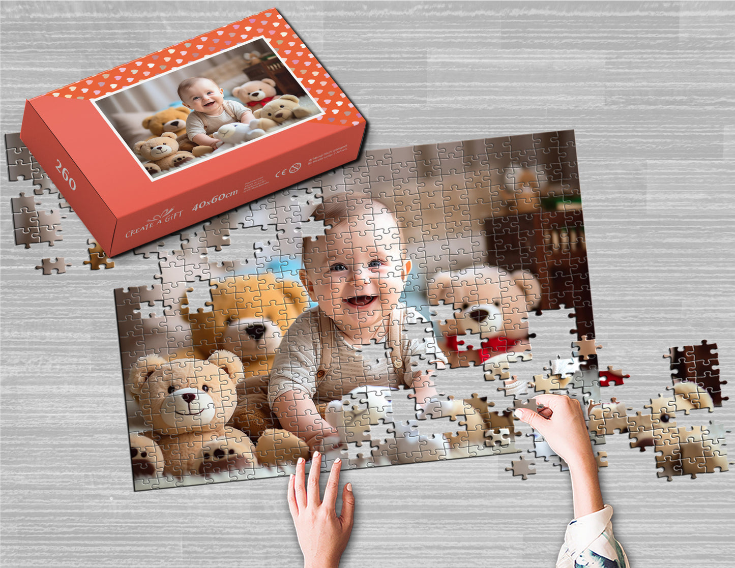 Fotopuzzle 300 Elemente 40 x 60 cm in einer Box