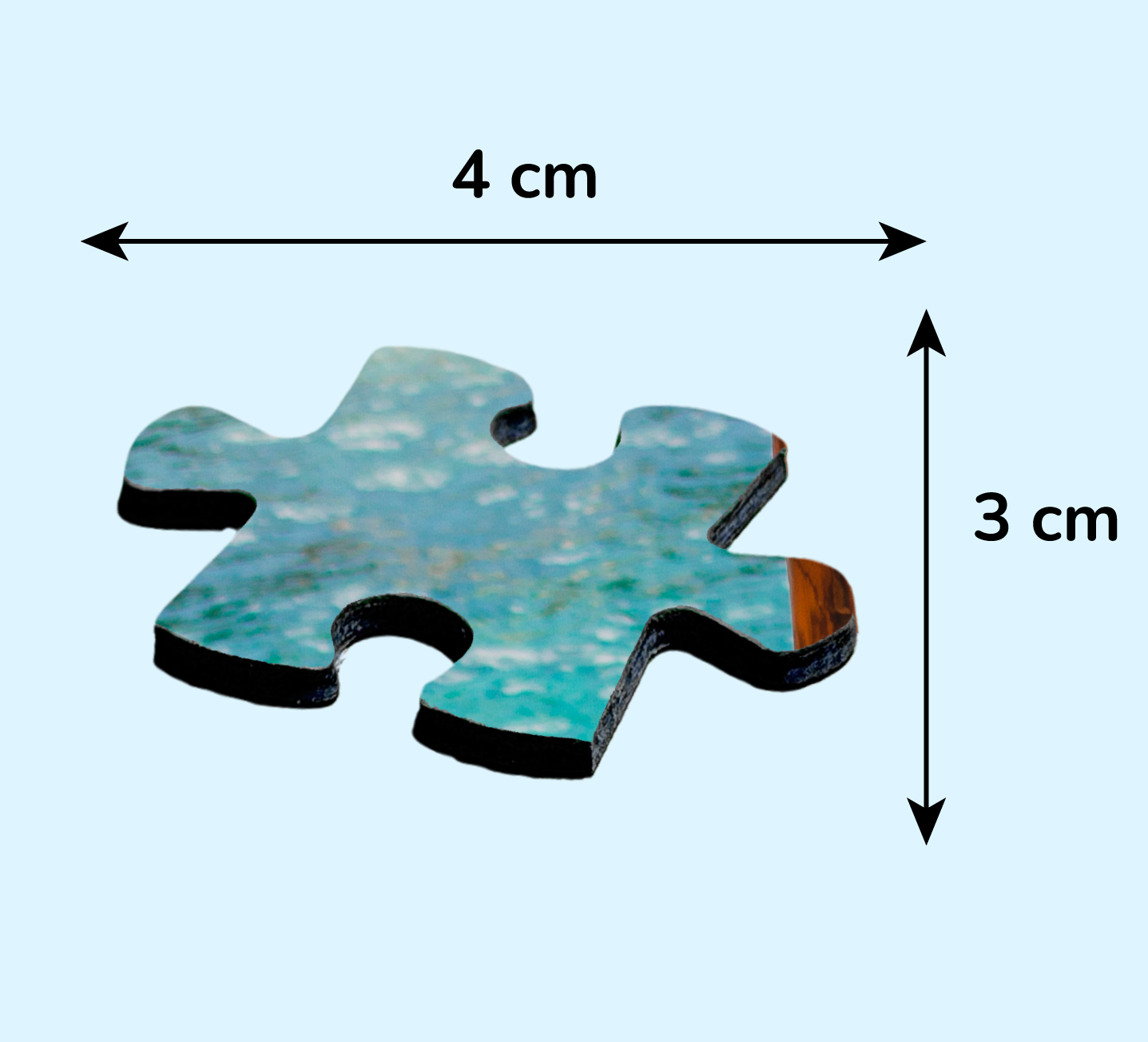 Fotopuzzle 500 Elemente 33 x 47 cm in einem Beutel
