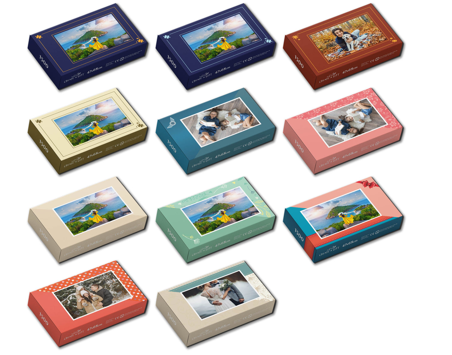 Fotopuzzle 1500 Elemente 47 x 68 cm in einer Box