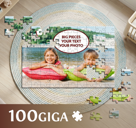 Fotopuzzle 100 GIGA Elemente 60 x 85 cm in einem Beutel