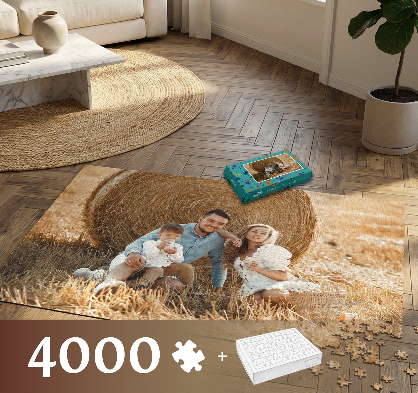 Fotopuzzle 4000 Elemente in einer Box