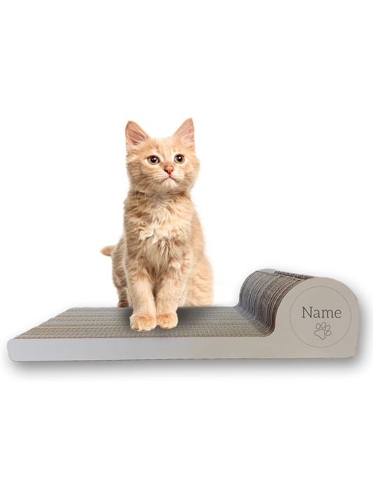 Katzenlounge mit Kratzfläche: PERSONALISIERUNG