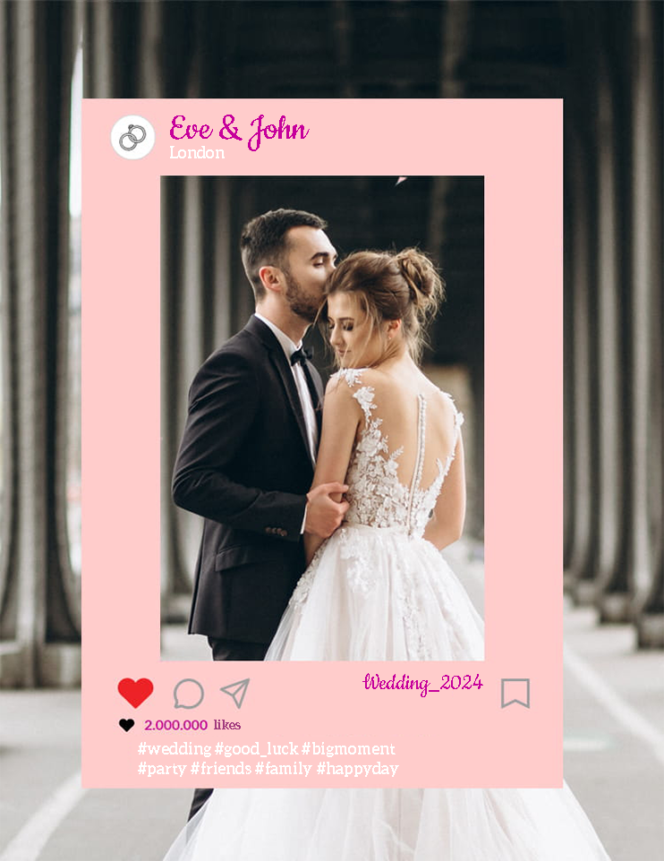 Doppelseitiger Fotorahmen zum Fotografieren - Rahmen-Creator